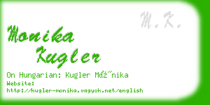 monika kugler business card